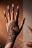 Ephemeral Bloom: A Haldi Hand Adornment